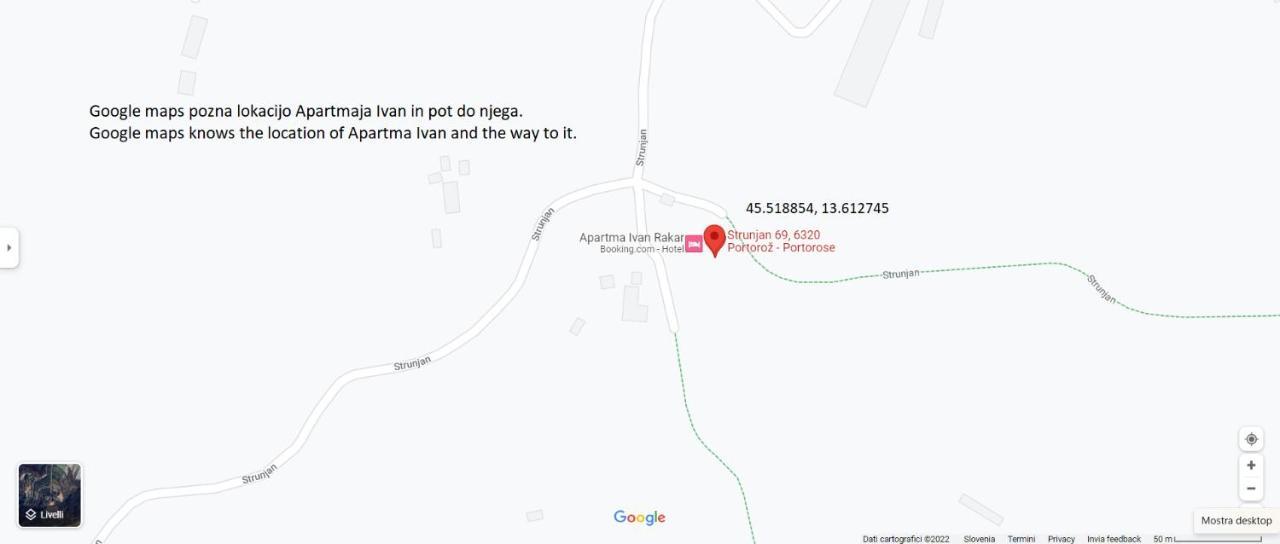 Apartma Ivan Portorož Eksteriør billede